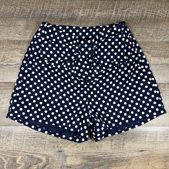 Lauren Conrad Disney Minnie Mouse Collection Blue Polka Dot Shorts XS - Picture 1 of 9